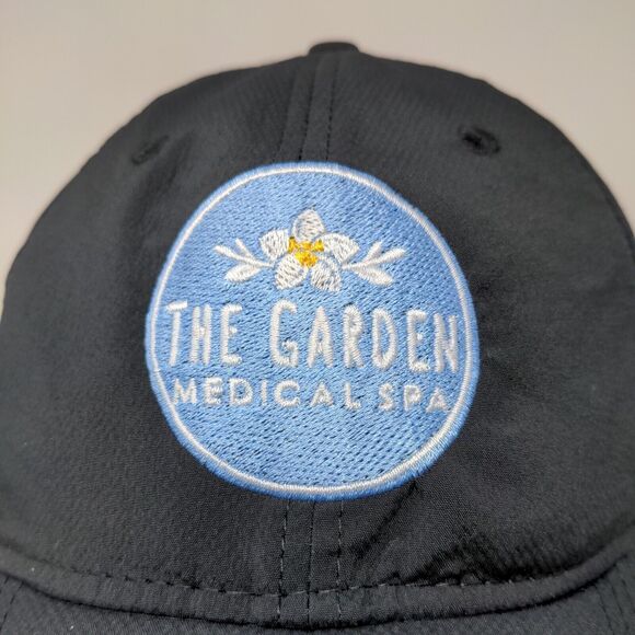 Ahead Men's Strapback Hat Medical Spa Cap Black Mid Fit Embroidered Logo - Picture 4 of 12